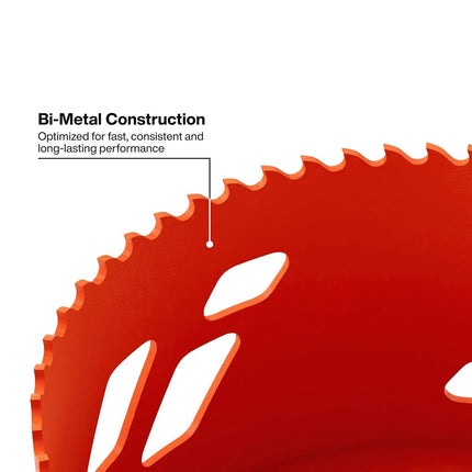 Klein Tools 31026 Bi-Metal Hole Saw, 3-5/8-Inch Circle Saw, Metal and Drywall Hole Cutter, Sheet Metal Cutter