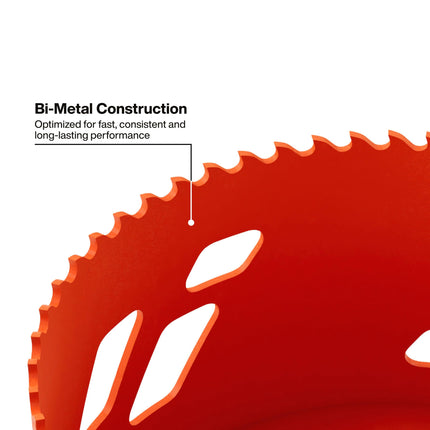 Klein Tools 31028 Bi-Metal Hole Saw, 4-1/4-Inch Circle Saw, Metal and Drywall Hole Cutter, Sheet Metal Cutter