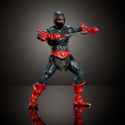 Masters of the Universe Masterverse Ninja Action Figure, 30 Points of Movement, 7" Motu Toy, Deluxe Design, Armor and Weapon Accessories, JBP82