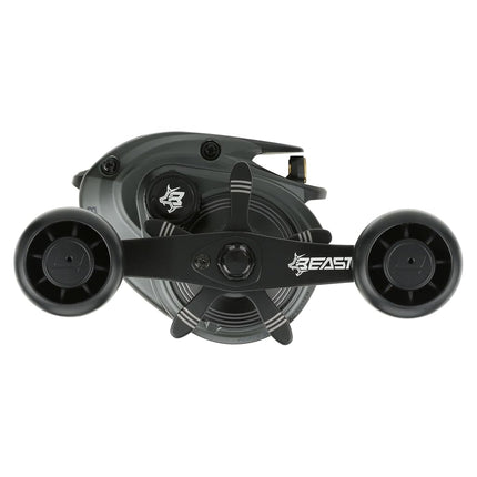 Abu Garcia Beast Low Profile Baitcasting Reel | Freshwater & Saltwater Predator Casting Fishing Reel | 5.8:1 Gear Ratio | Power Stack Carbon Drag | Aluminium Body | 3000 | Left Hand