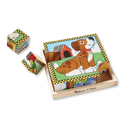 Pets Cube Puzzle: Puzzles (Wooden) - Maze/Cube/Touch & Feel