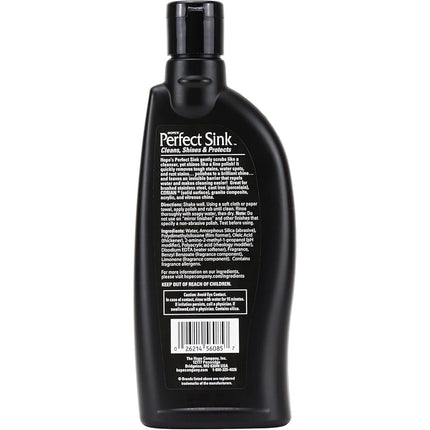 HOPE'S Perfect Sink Cleaner and Polish, Restorative, Removes Stains, Cast Iron, Corian, Composite, Acrylic, 8.5 Fl Oz