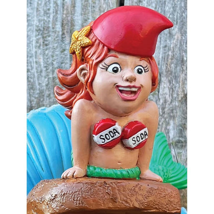 BigMouth Inc Little Mermaid Garden Gnome, Green-thumbed