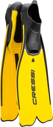 Cressi Rondinella Snorkeling Fins - Yellow, Size 3
