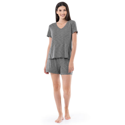 Fruit of the Loom Women's Sleeve Tee and Short 2 P