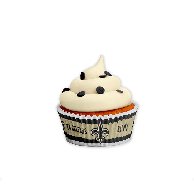 sportsvault NFL New Orleans Saints Baking Cupslarge, Team Colors, One Size