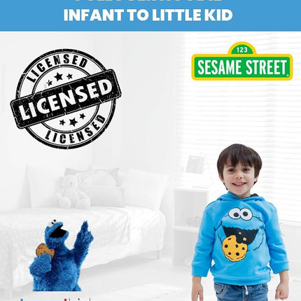 Sésamo Monstruo de las Galletas Sudadera de Forro Polar para Niños Pequeños 2T