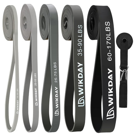 WIKDAY Resistance Bands for Working Out Set of 5 L