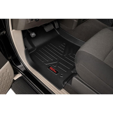 Rough Country Floor Mats for 2004-2015 Nissan Titan | Crew Cab - M-81602