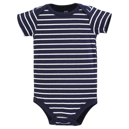 Hudson Baby Grenouillères unisexe bébé en coton pour les fêtes, Bleu, Naissance