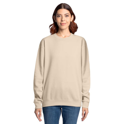 Fruit of the Loom Men's Eversoft Fleece Crewneck Sweatshirts, Moisture Wicking & Breathable, Sizes S-4x Shirt, Khaki Heather, 4XL