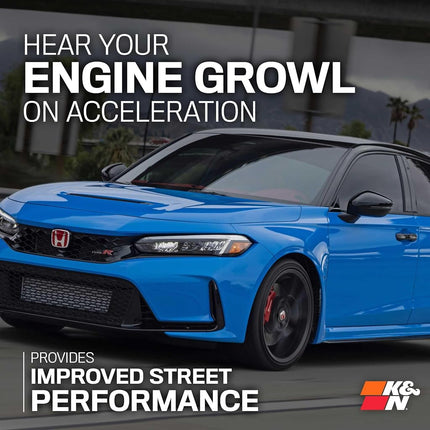K&N Charge Pipe Kit compatible with Honda Civic XI L4 1.5L Turbo 2022-2023 (77-1022KC)