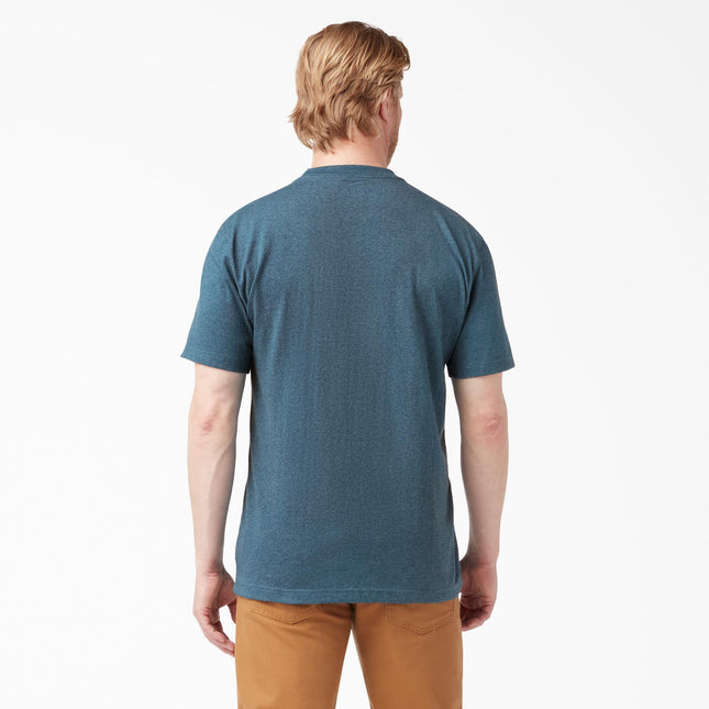 T-shirt ras du cou épais Dickies pour homme, manches courtes, Baltic Blue Heather, 4TG