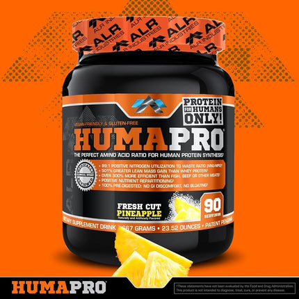 ALR Industries Humapro, Protein Matrix Formulated for Humans, Waste Less. Gain Lean Muscle, Fresh Cut Pineapple