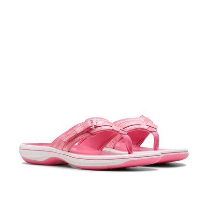 Clarks Women's Breeze Sea Flip-Flop, Pink Ombre, 3 UK