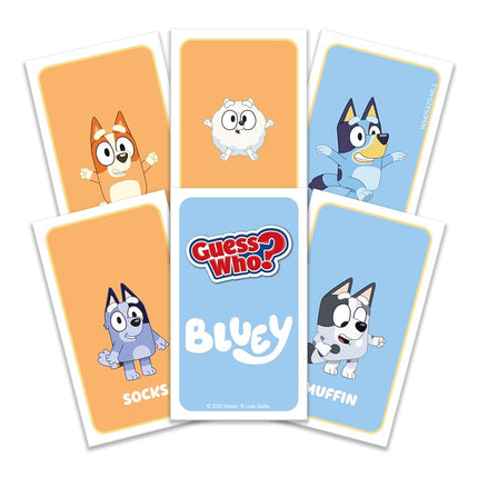 Winning Moves Guess Who? Bluey Edition - Guessing Board Game About Your Favourite Characters from Bluey - 2 Players Aged 6+