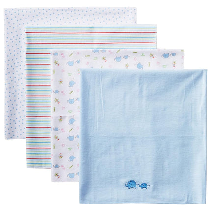 Spasilk Baby-Boy Newborn 4 Pack Flannel Receiving 