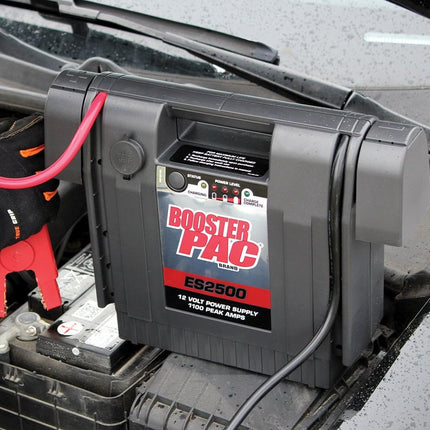Clore Automotive Booster PAC ES2500 1100 Peak Amp 12V Jump Starter, 900 Amps