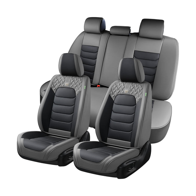 FLORICH Seat Covers Full Set,Leather Seat Covers, 