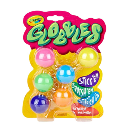 CRAYOLA GLOBBLES 6/PKG ASSRT COLR, Multi-Colour, O