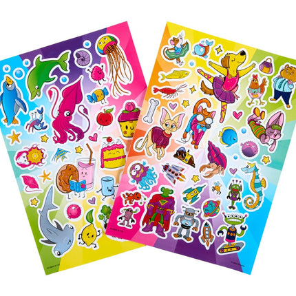 Crayola Colossal Collection of Coloring, 288 Coloring Book Pages, 2 Sticker Sheets, Coloring Book for Kids & Adults, Toddler Travel Activity, 3+