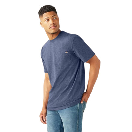 Camiseta Dickies de manga corta, bolsillo pesado, jaspeado, color jaspeado esfagno, talla XX-Large Tall
