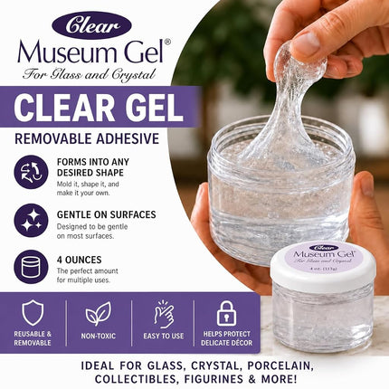 Ready America 33111 Museum Gel, Clear