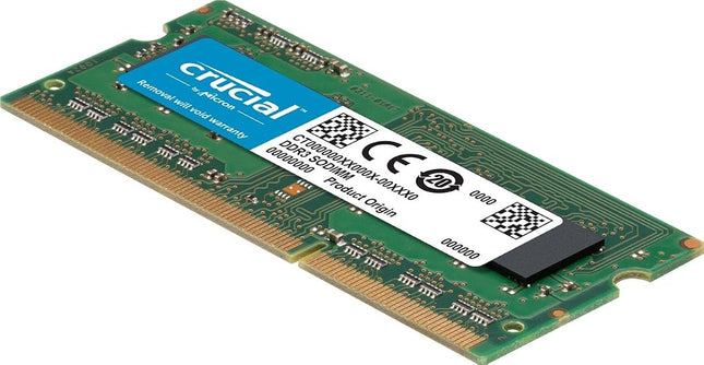 Crucial RAM CT51264BF160B 4GB DDR3 1600 MHz CL11 Laptop Memory , Green