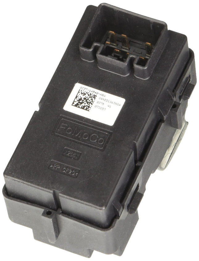 Interruptor de botón pulsador de 2 posiciones Motorcraft, negro