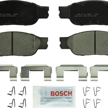 BOSCH BC805 QuietCast Premium Ceramic Disc Brake Pad Set - Compatible with Select Ford Thunderbird; Jaguar S-Type; Lincoln LS; FRONT
