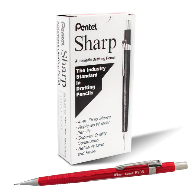Pentel Sharp Mechanical Pencil, (0.5mm), Metallic 