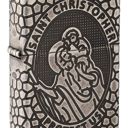 Zippo Tiki Totem Design Armor Antique Brass Pocket
