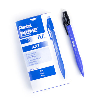 Pentel Prime Mechanical Pencil 0.7mm, Blue Barrel,
