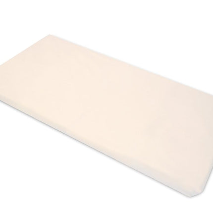 American Baby Company 100% Natural Cotton Percale Fitted Day Care Mat Sheet, Ecru, 24 x 48 x 4, Soft Breathable, for Boys and Girls