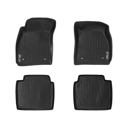 MAXLINER Floor Mats 2 Row Liner Set Black for 2010-2016 Buick Lacrosse