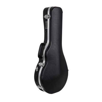 Crossrock ABS Molded Case for F-Style Mandolin with Removable Shoulder Straps-Black (CRA862MFBK)