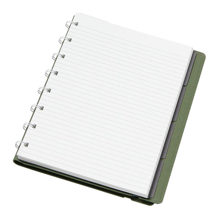 Filofax Contemporary Collection, Refillable Notebook, A5 Size, 112 Ruled, Repositionable Pages, 56 Sheets, Jade (B179526U)
