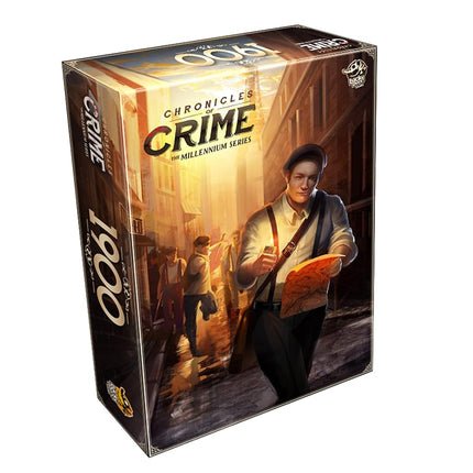 Lucky Duck Games Chronicles of Crime The Millennium Series - 1900 Board Game | Cooperative Murder Mystery Game for Kids and Adults | Ages 12+ | 1-4 Players | Avg. Playtime 60-90 Mins