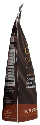 Adora Calcium Supplement Disk 500mg, Organic Milk Chocolate, 30 Count