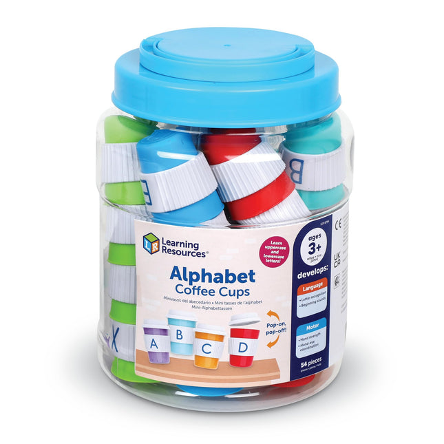 Learning Resources Alphabet Coffee Cups - ABC Toys