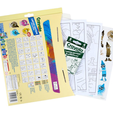 Crayola Set para colorear y actividades de colores retirados, crayones y calcomanías retirados, 32 páginas, regalo para niños de 3 años en adelante