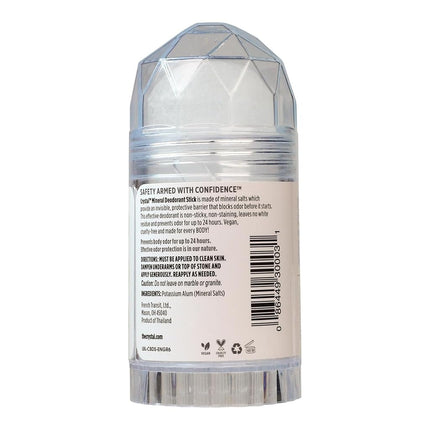 Crystal Mineral Deodorant Stick, Unscented, 4.25 oz
