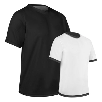 CHAMPRO Unisex-Youth Reversible Tee Shirt Black, W
