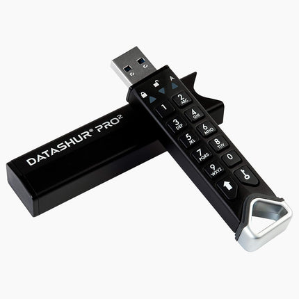 iStorage datAshur PRO2 16 GB - Secure Flash Drive - FIPS 140-2 Level 3 Certified - Password protected - Dust/Water-Resistant