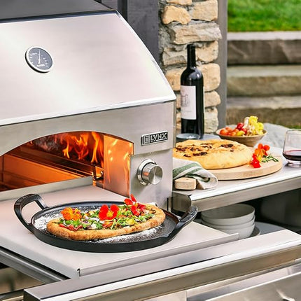 Le Creuset Alpine Outdoor Collection Enameled Cast Iron Pizza Pan, 15"
