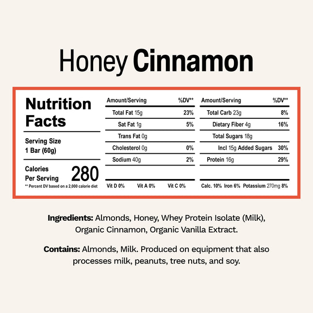 Protein Bar, Snicker Doodle, 12 Bars, 2.1 oz (60 g) Each - Rise Bar