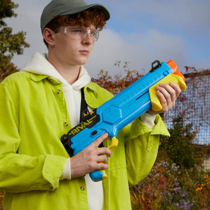 Nerf Rival Forerunner XXIII-1200 Blaster, 12-Round Capacity, 12 Accu-Rounds, Most Accurate Rival System, Adjustable Sight