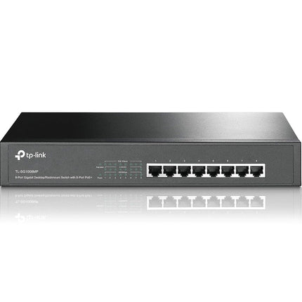 TP-Link 5-Port Gigabit Ethernet Network Switch (TL-SG105), Ethernet Splitter, 8 PoE+ Ports