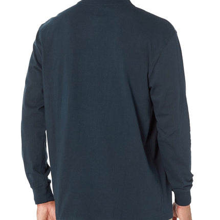 Henley de manga larga Dickies Big-Tall de hombre, grueso, azul marino oscuro, Large Tall