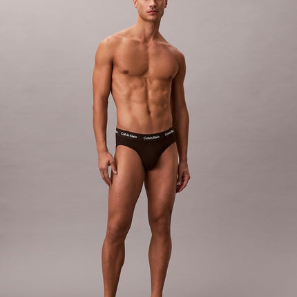 Calvin Klein Cotton Stretch Multipack Hip Brief - black - Medium